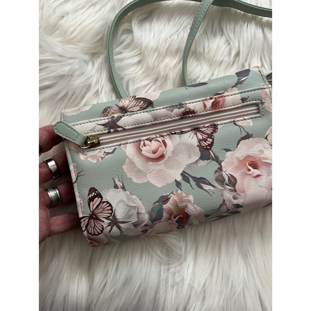 Luv Betsey by Betsey Johnson Mint Crossbody Purse w/ Coin Purse - Picture 4 of 7